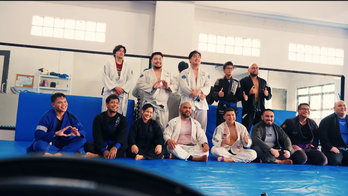 Training at Flow BJJ Quezon City